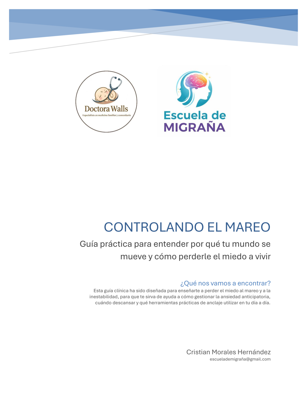 Portada de la guía Controlando el mareo